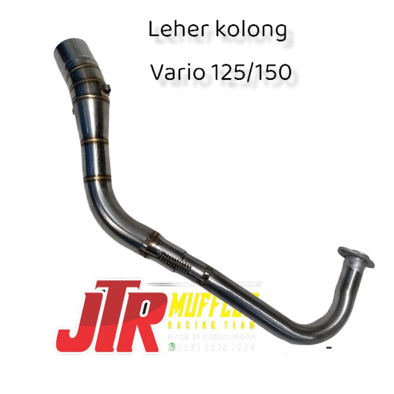 Leher leheran knalpot kolong vario 125 150 inlet 50mm