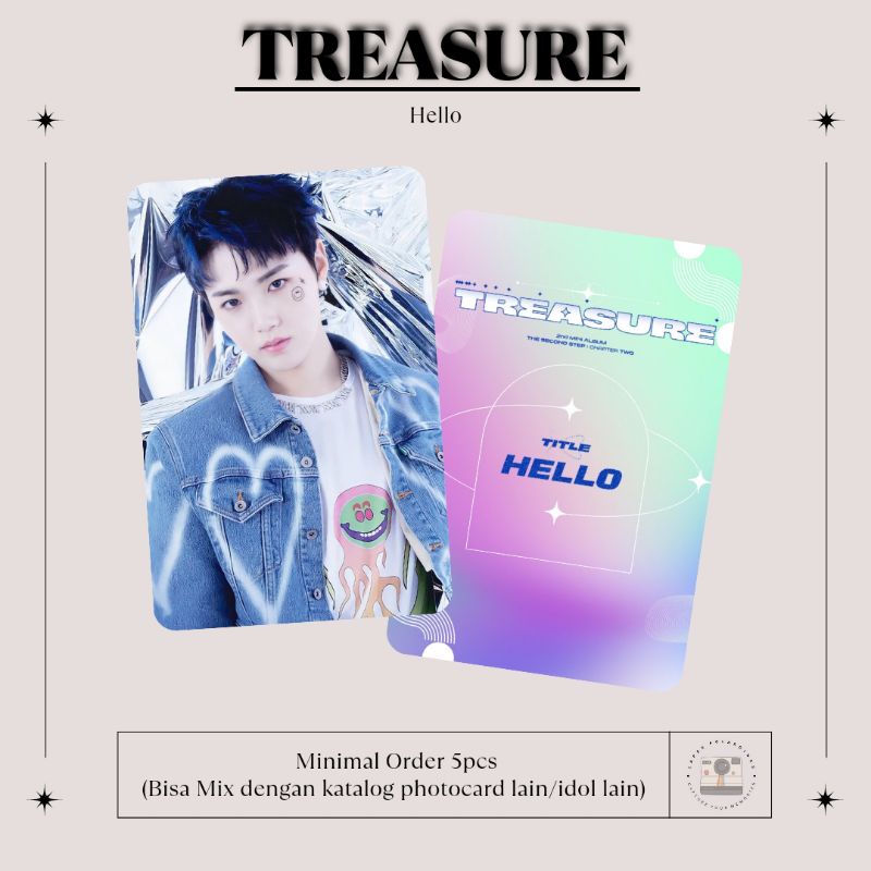 PHOTOCARD TREASURE - HELLO