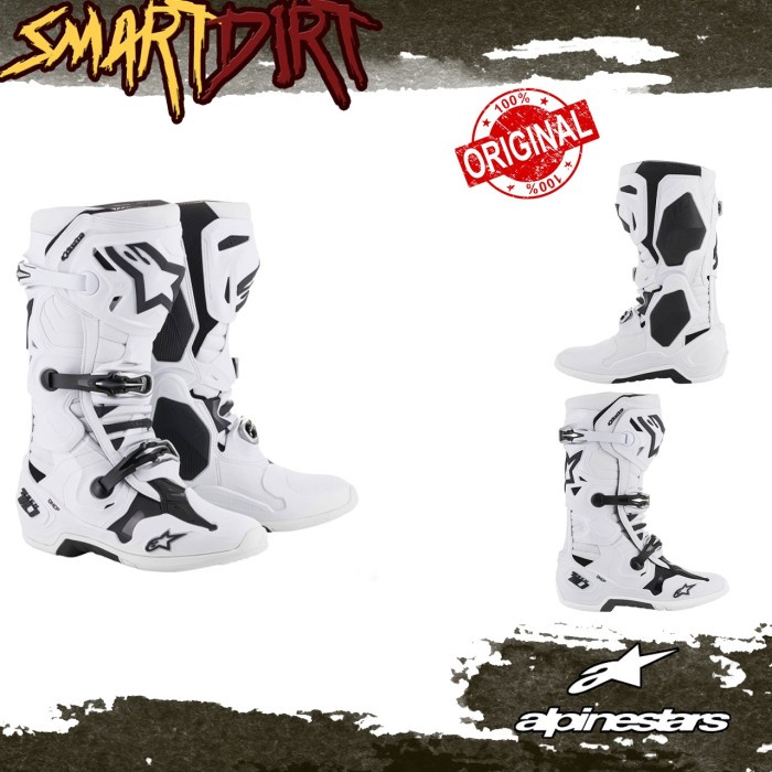 SEPATU CROSS ALPINESTAR TECH 10 WHITE BOOTS ALPNESTAR TECH 10 ORIGINAL