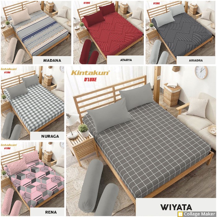 KINTAKUN Sprei 180x200 / 160x200 - Sprei Kintakun 180x200 Sprei Kintakun 160x200 Motif chat admin