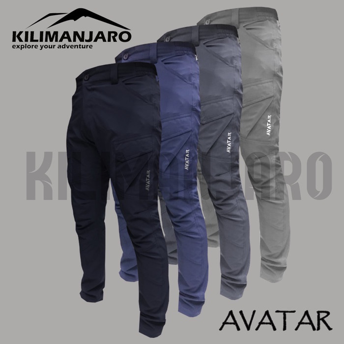 Celana Gunung Outdoor Quick dry Avatar - Hitam