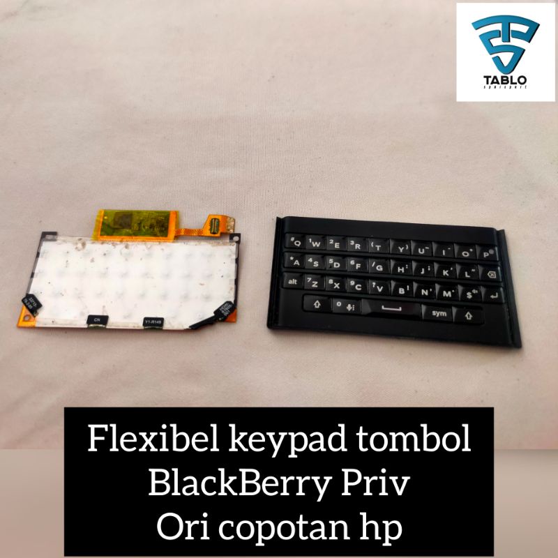 flexibel konektor tombol keypad Blackberry BB Priv ori copotan hp