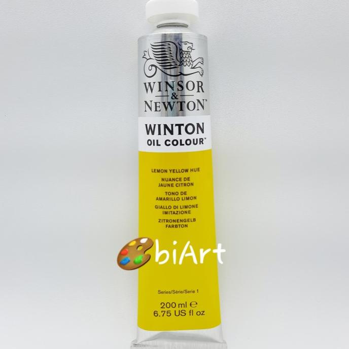 

Cat Minyak Winton Oil Colour 200 ml Lemon Yellow Hue Winsor & Newton Non COD