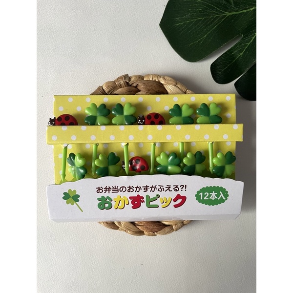 Tusukan bento bento foodpicks tusukan daun