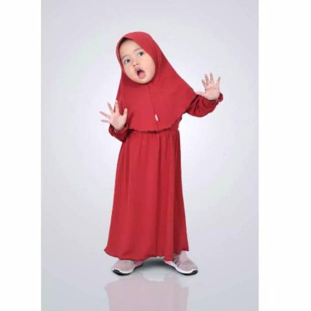 TPA.18Oc22ᴹ– GAMIS ANAK AIRA POLOS UMUR 3 - 5 TAHUN BASIC POLOS
