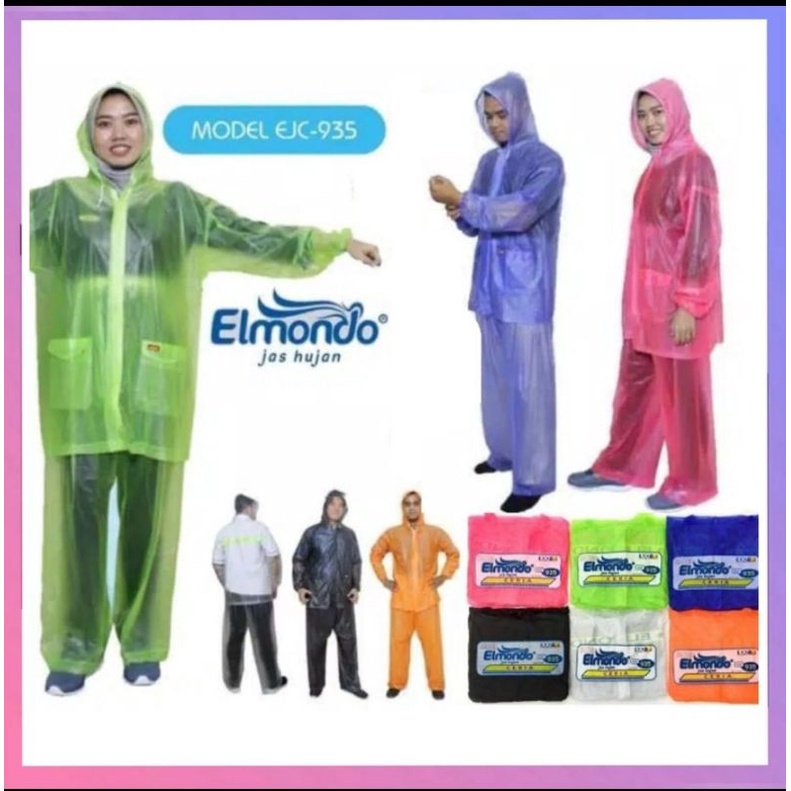 Jas Hujan Dewasa Jas Hujan Elmondo 935