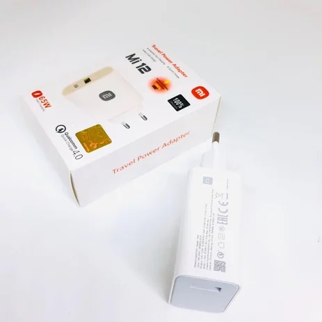 Adaptor Charger Batok Xiaomi Mi 12 65W Kepala Charger Xiaomi Support Fast Charging Quick Charge 4.0