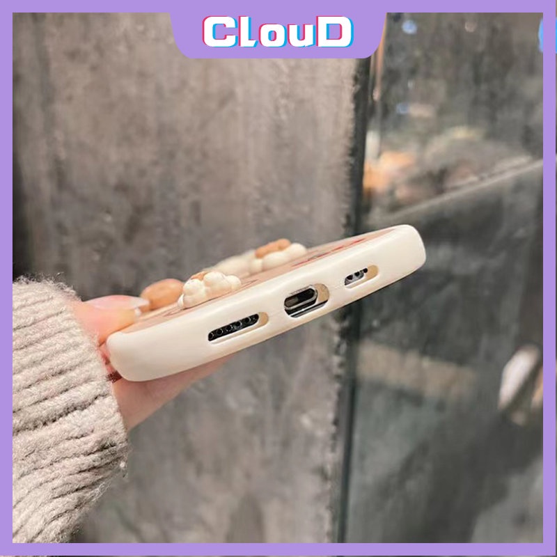 Soft Case Tpu Motif Kartun Beruang 3D Untuk Redmi Note 8 9 Note11 10 11s 11Pro 10A 9A 9T 9C NFC 10 10C 9 Note 9Pro 10s Note9s