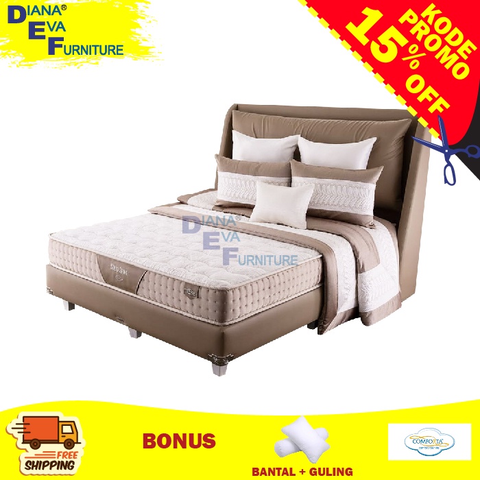 Comforta Solid Spine Full Set ( Kasur + Divan + Sandaran )