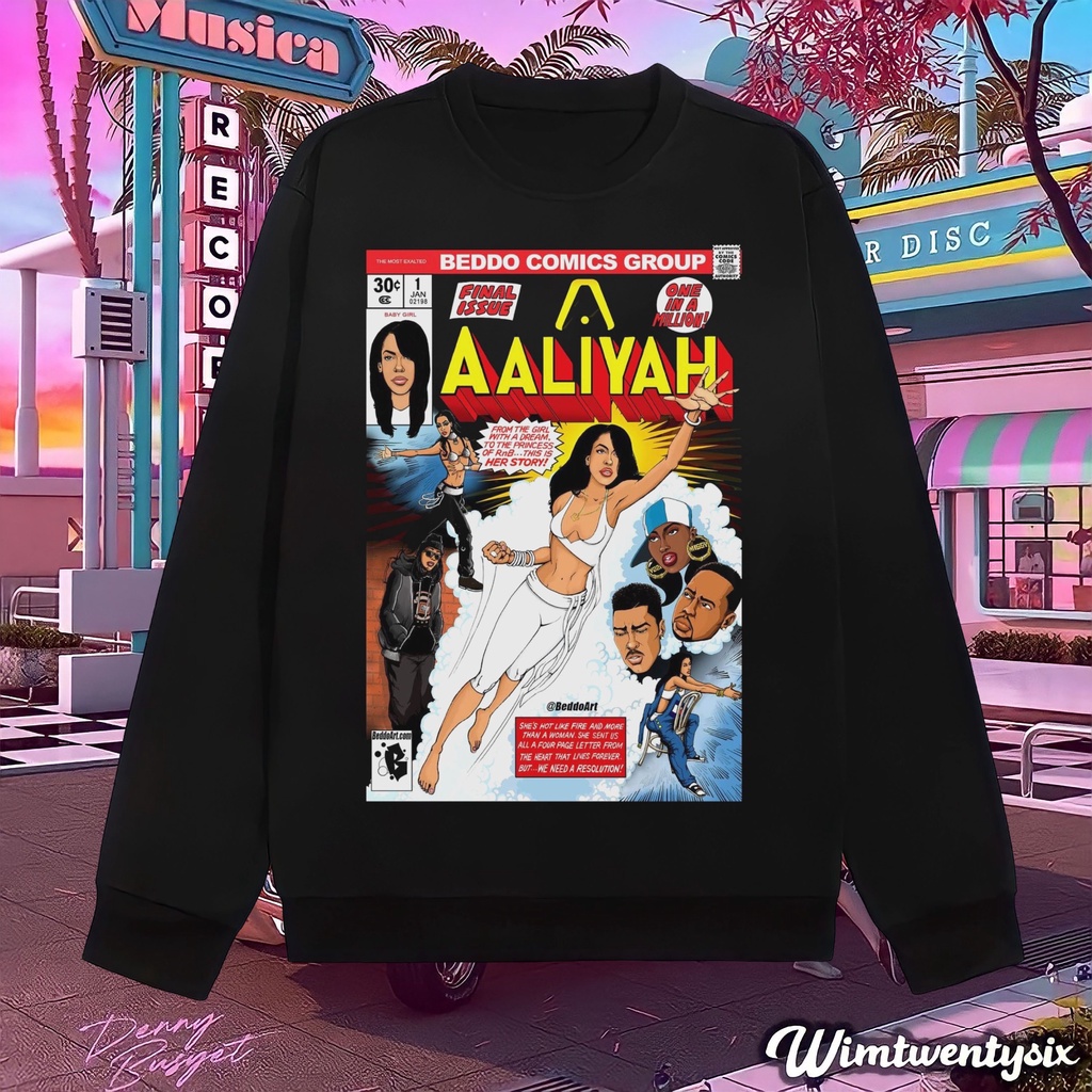 sweater | sweatshirt | crewneck | AALIYAH final issue