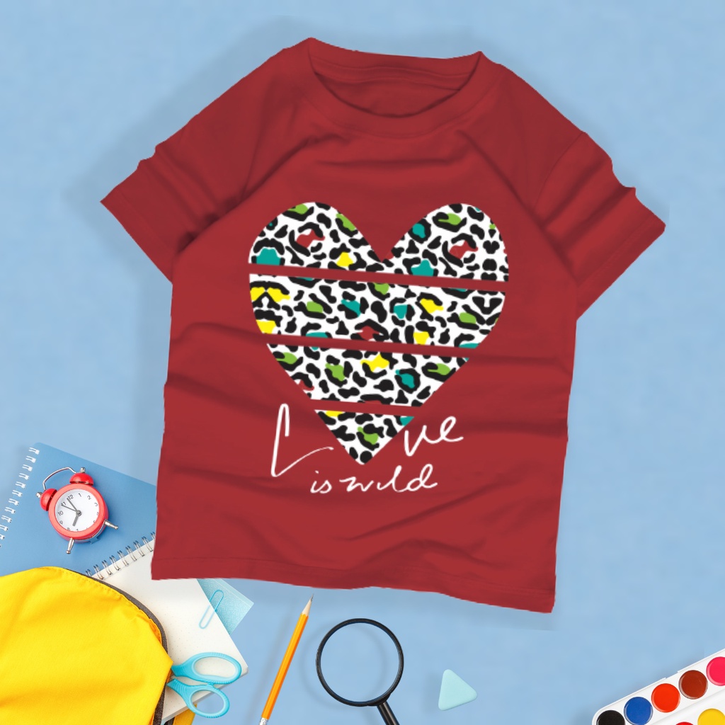 Baju Kaos Distro Anak Laki laki Perempuan Premium Umur 1-12 Tahun Bahan Cotton -AMR204