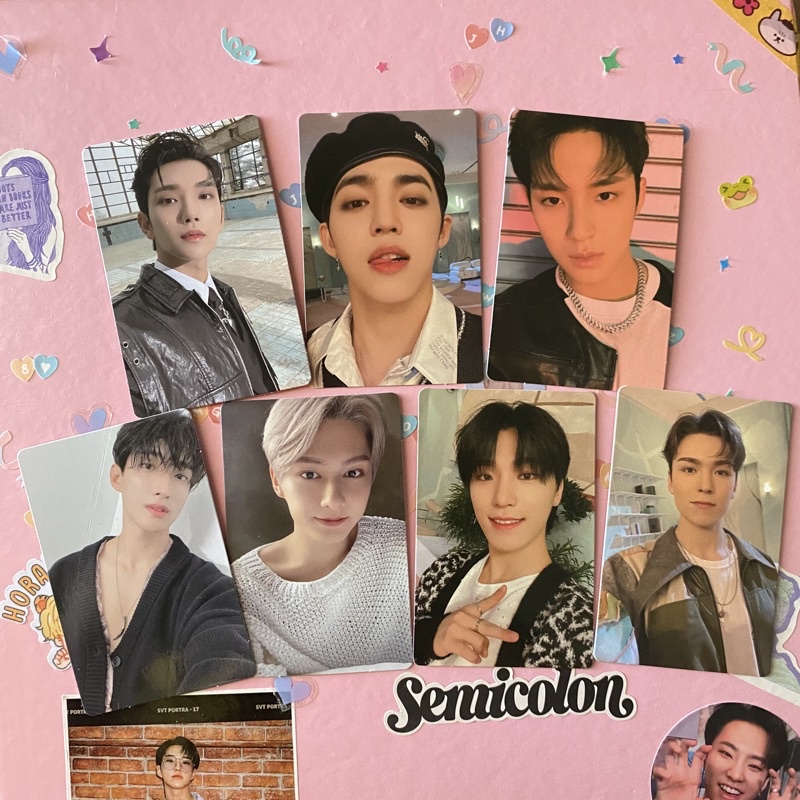 Attacca Photocard Mingyu Scoups Joshua DK Dino Vernon Jun
