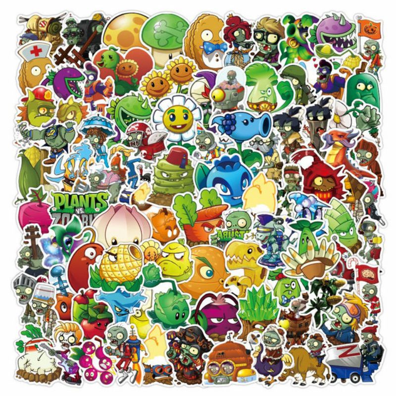 

Stiker Plants vs Zombei Pack Style 260308- Stiker Aesthetic Keren Imut Laptop, Aksesoris Hp, Anti Air, Motif, Helm, Tumbler, Koper, Kulkas