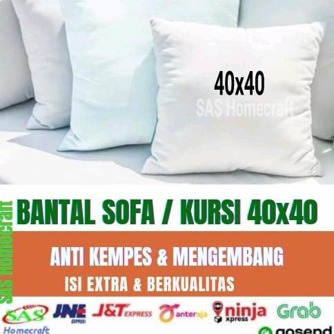 isi bantal sofa/kursi/cushion uk 40x40