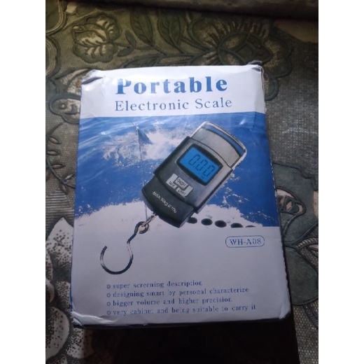 Timbangan Gantung Digital Portable Scale Weiheng WH-A08 (Timbangan Ikan, Laundry, Ekspedisi Kurir)