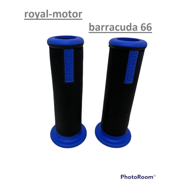 sepasang handgrip barracuda hg55 dan hg 66 karet grip bulu berkualitas premium universal semua sepeda motor