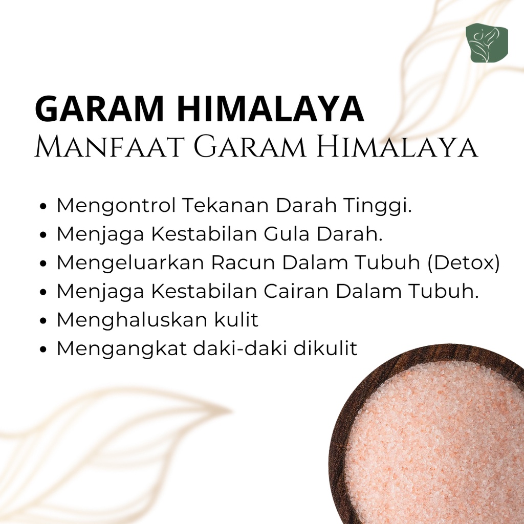 Garam Himalaya Halus pink salt 30 gram asli garam mpasi himalayan garam pink merah pakistan