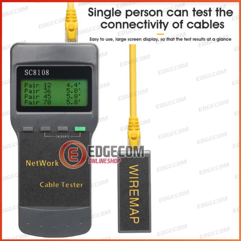 Lan Tester Multi Function Network Digital Cat5/Cat6 SC-8108