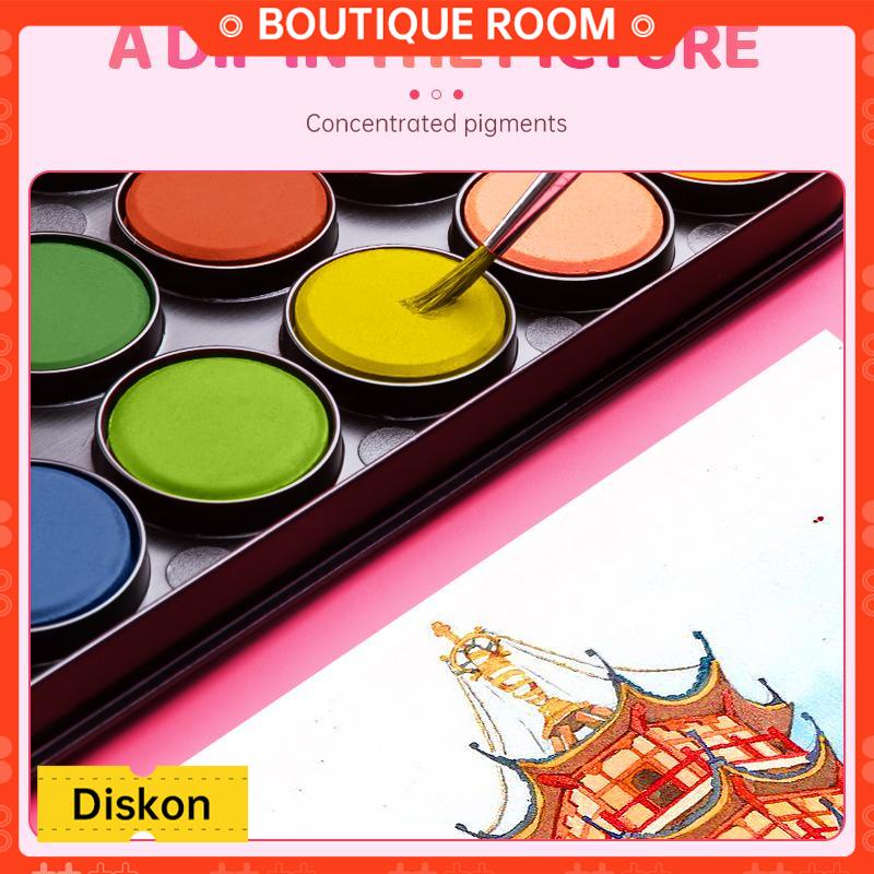 

Ready✨Cat Air Watercolor set Alat Cat Air Set 18 WarnaBER