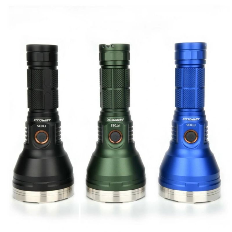 Senter Astrolux FT03S SFH55 924Meter Sorot Flashlight - Hijau