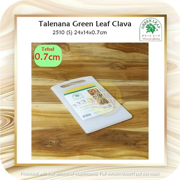 Talenan Plastik TEBAL GREEN LEAF 2510 (S)/2511 (M)/2512 (L)/2514 (XL)