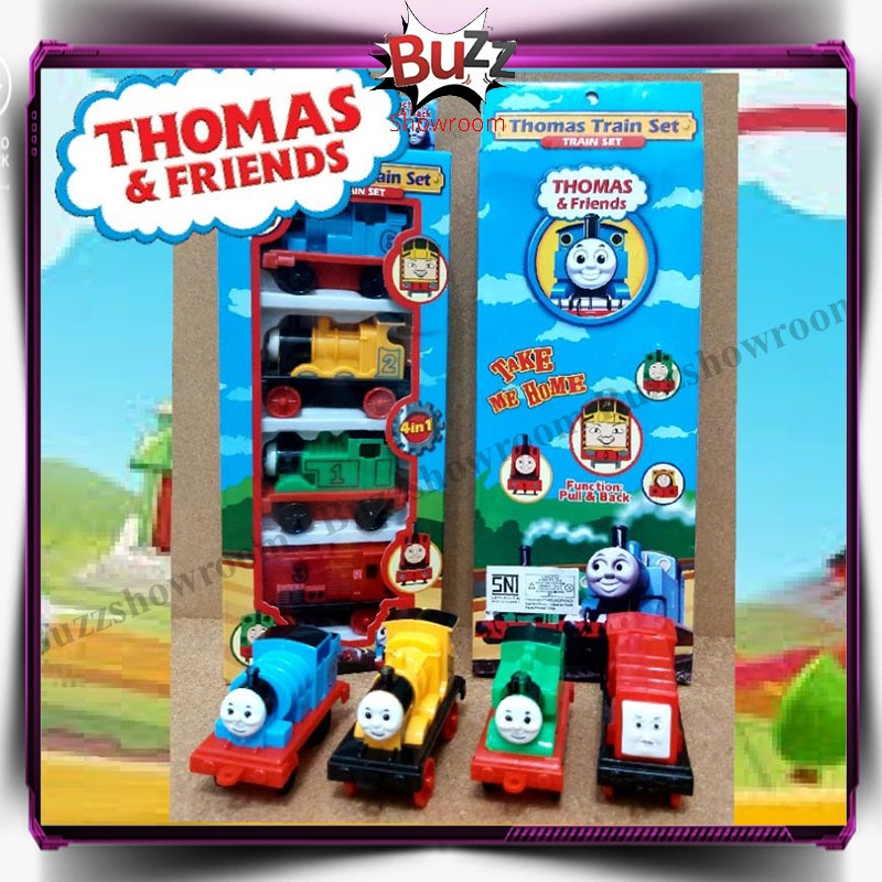 Train Play Set Tomas Mainan Anak Kereta Api Pullback