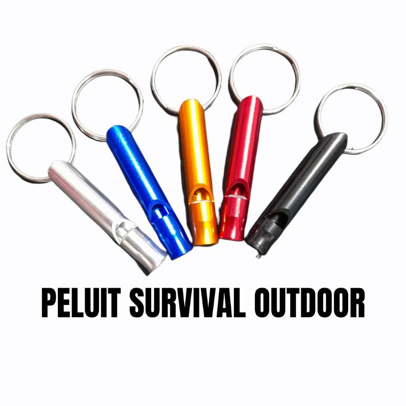 Gantungan Kunci Peluit Outdoor Survival Aluminium Alloy FEFARM