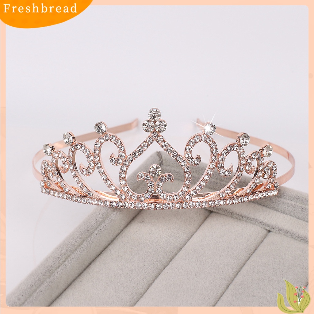 (Fresh) Mahkota Bentuk Hati Hollow Bahan Alloy Untuk Anak Perempuan