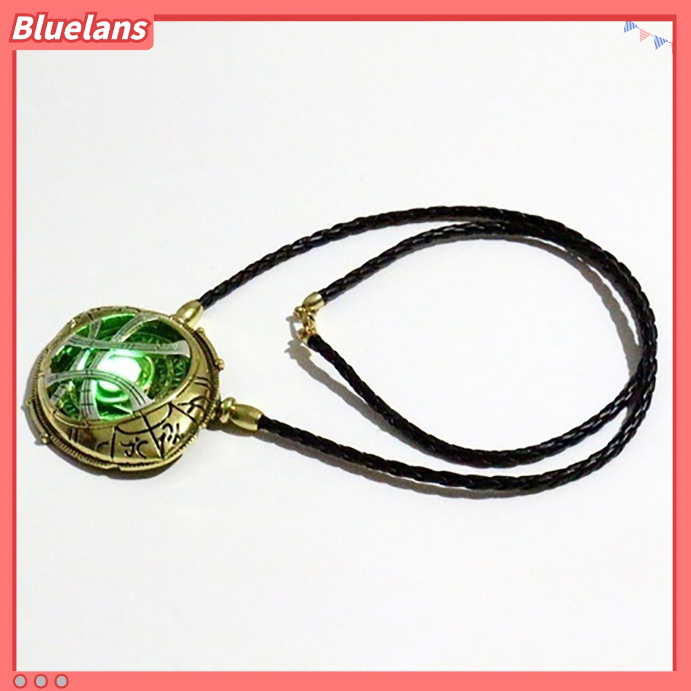 Bluelans Kalung Liontin Agamotto Glow in The Dark Untuk Unisex