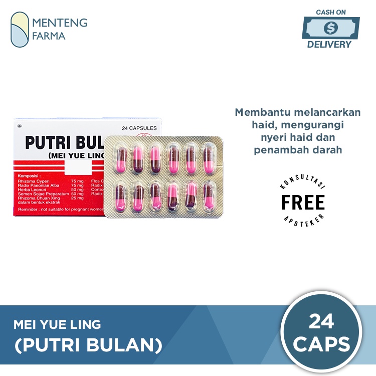 Mei Yue Ling (Putri Bulan) - Obat Herbal Menstruasi / Nyeri Haid