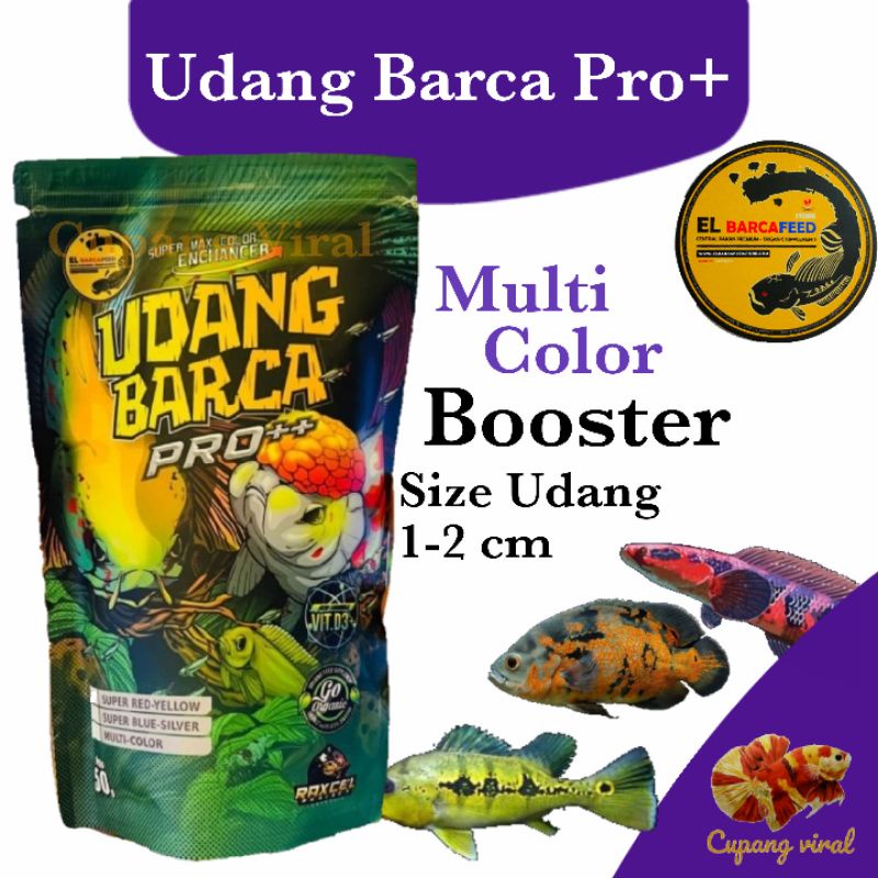 El Barca - Udang Kering Pro++ MultiColor Booster For Baby Fish 5-20 CM