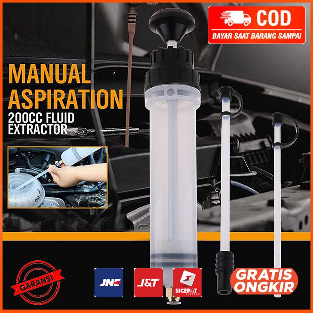 Pompa Tangan Transfer Oli Bensin Mobil Extractor 200ml NC25
