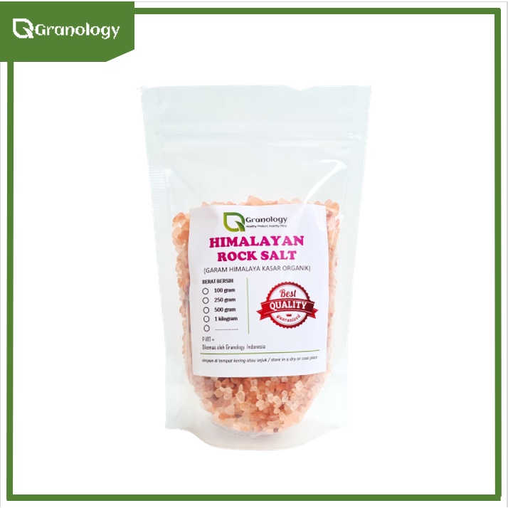 Organic Himalayan Rock Salt / Garam Kasar Himalaya (500 gram) by Granology