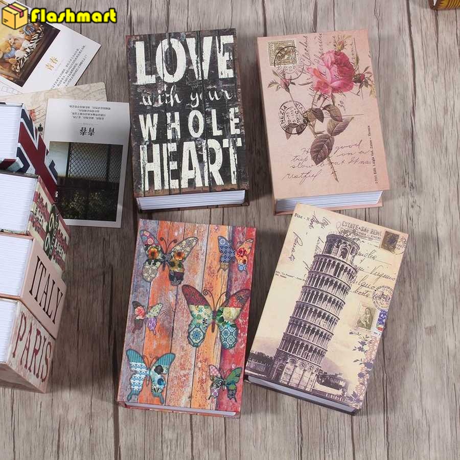 [FLASHMART] Buku Brankas Pengaman Safety Box Kunci / Kode / Password