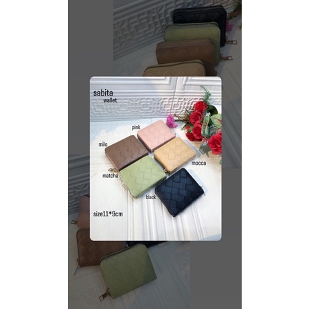 SABITA WALLE / DOMPET KOIN / DOMPET KECIL / DOMPET KOREA / DOMPET SIMPLE