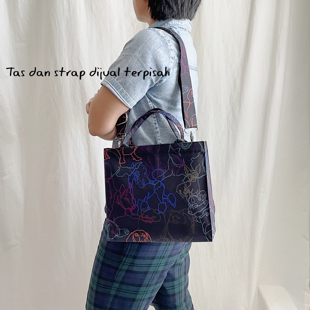 Tas Tote Library Small - Guguk Ceria