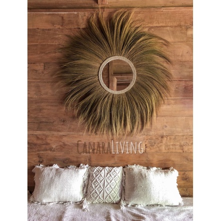 cermin aesthetic - cermin bulat - cermin rias - cermin aesthetic dinding - cermin make up - kaca aes