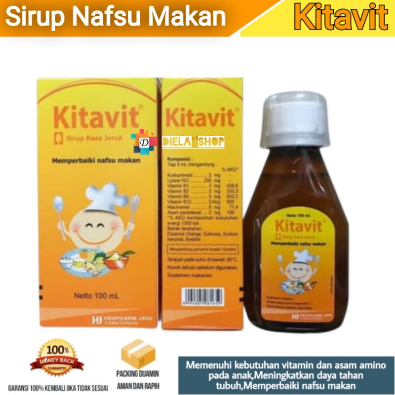 Kitavit syrup || sirup menambah nafsu makan