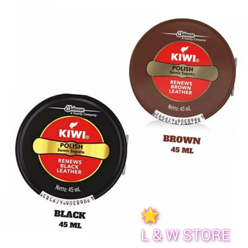 Kiwi Semir Sepatu 17,5ml dan 45ml