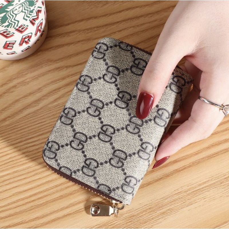 DOMPET KARTU K04 PREMIUM IMPORT / DOMPET KARTU KOREA MURAH-GD-COKLAT