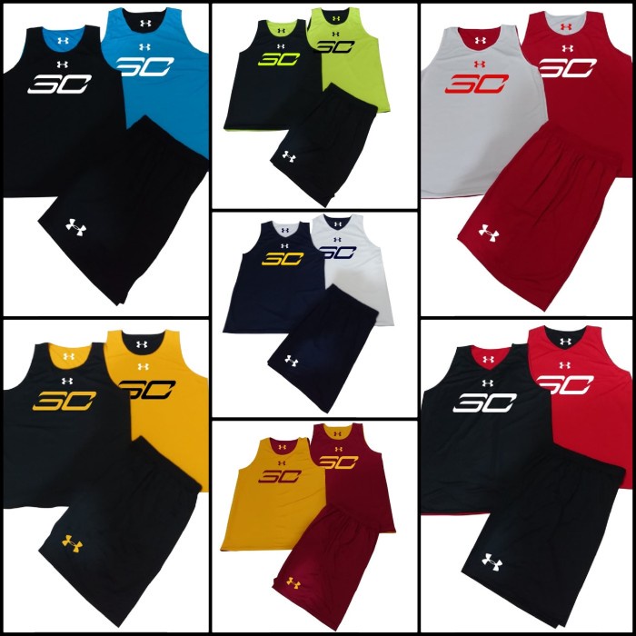 Jersey Setelan Basket UA Stephen Curry