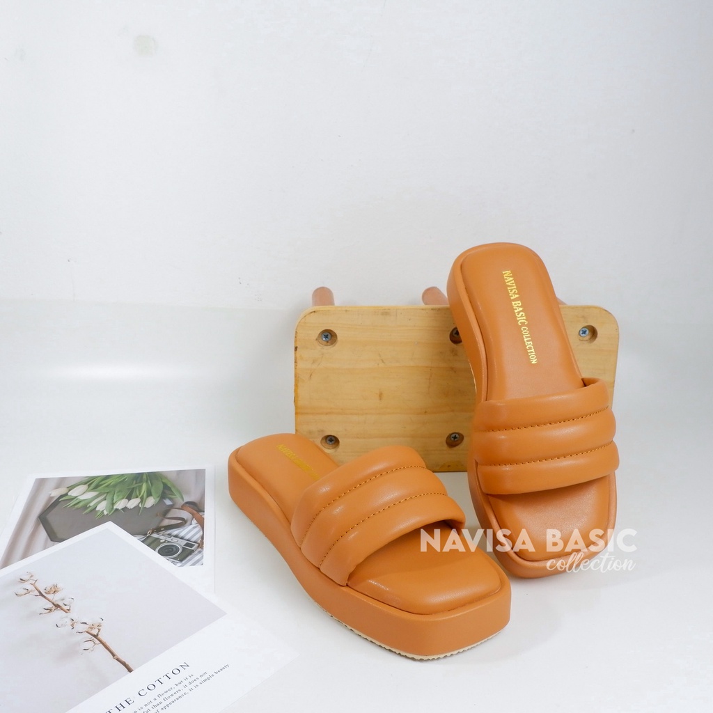 Sandal wanita Sendal wedges Empuk delisha winod pluvia damelia faradela