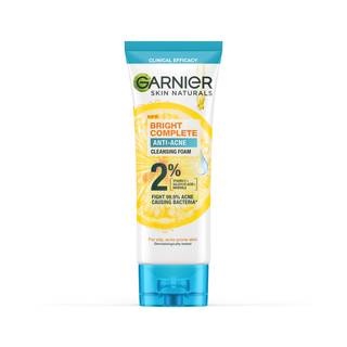 GARNIER Bright Complete Anti Acne Cleansing Foam 100mL | Facial Foam BY AILIN