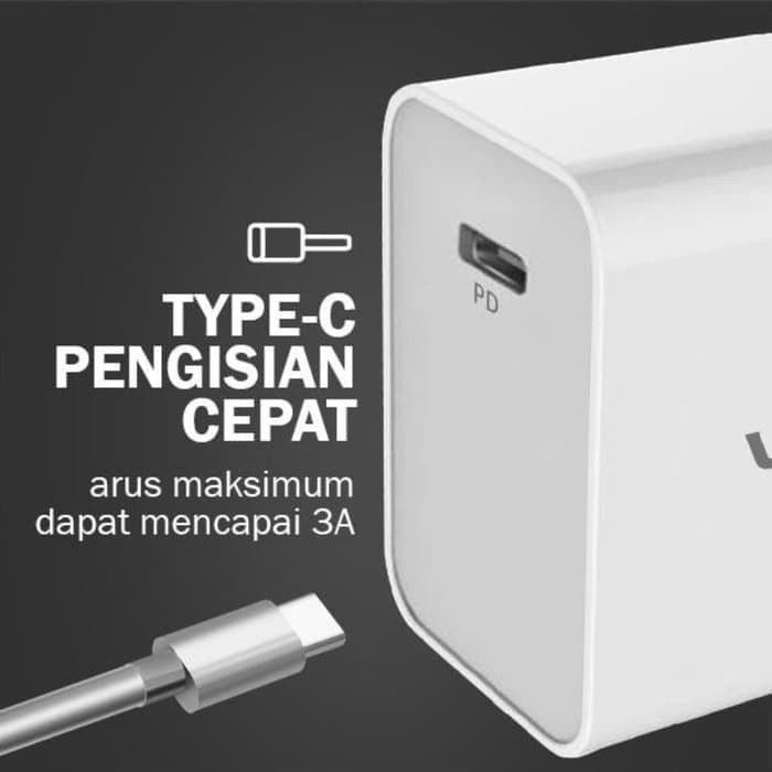 PROMO BATOK ADAPTOR Vivan PD01 Type-C PD Quick Charger 3A Output Charger / VIVAN CHARGER POWER DELIVERY TYPE C PD01 WITH FAST CHARGING