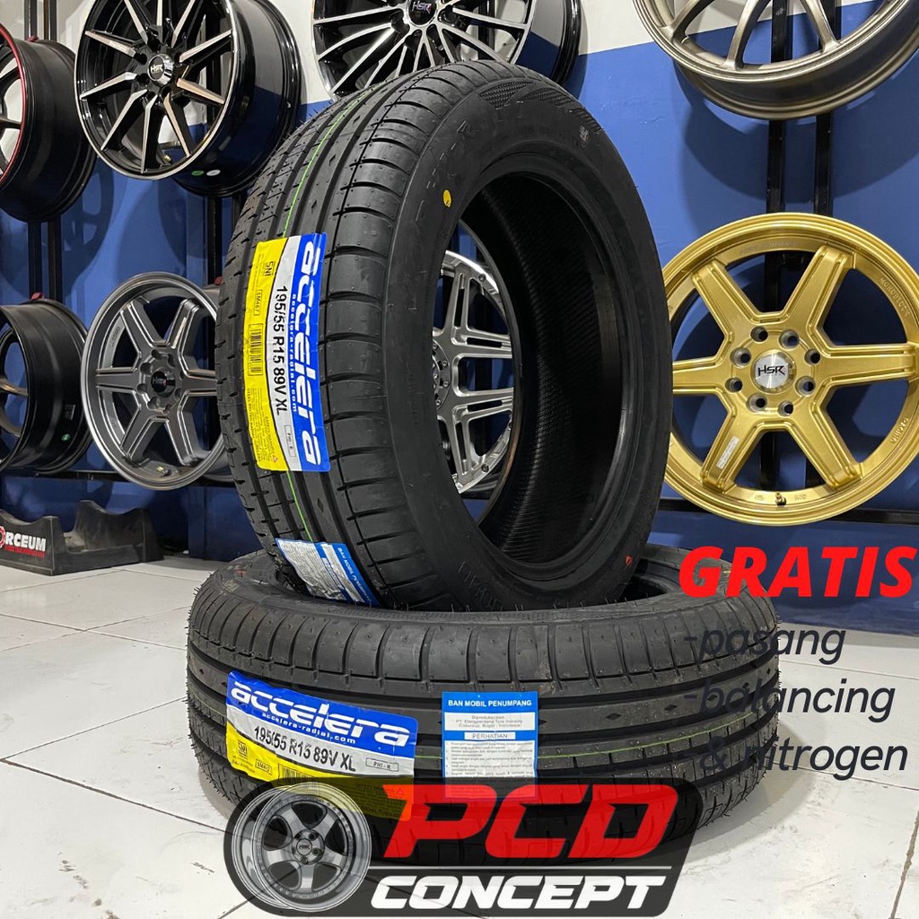 Ban Mobil Murah Surabaya Ukuran 195 55 r15 195/55R15 195-55 Ring 15 Ban Mobil Tubeles