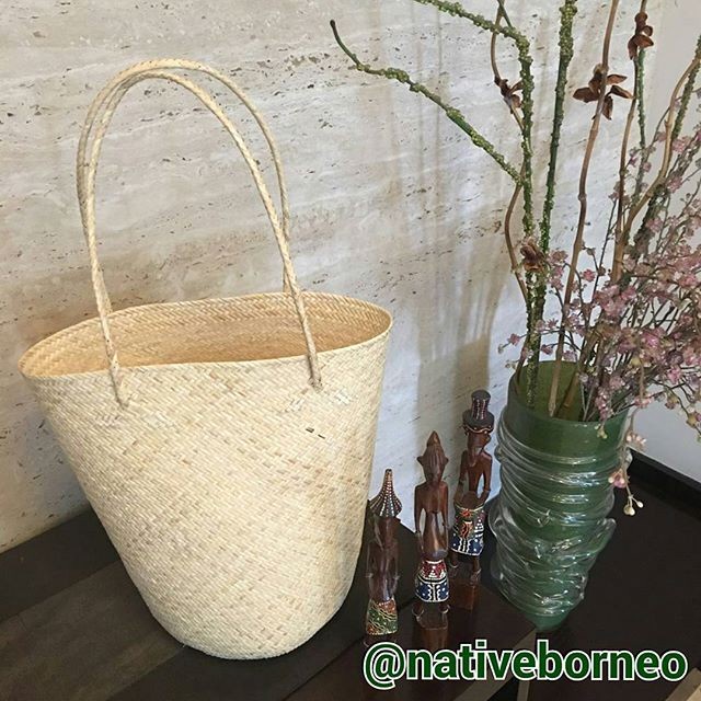 Bakul Rotan Polos, Tas Rotan, Tas Decoupage, Kandul Rotan, Anjat Dayak