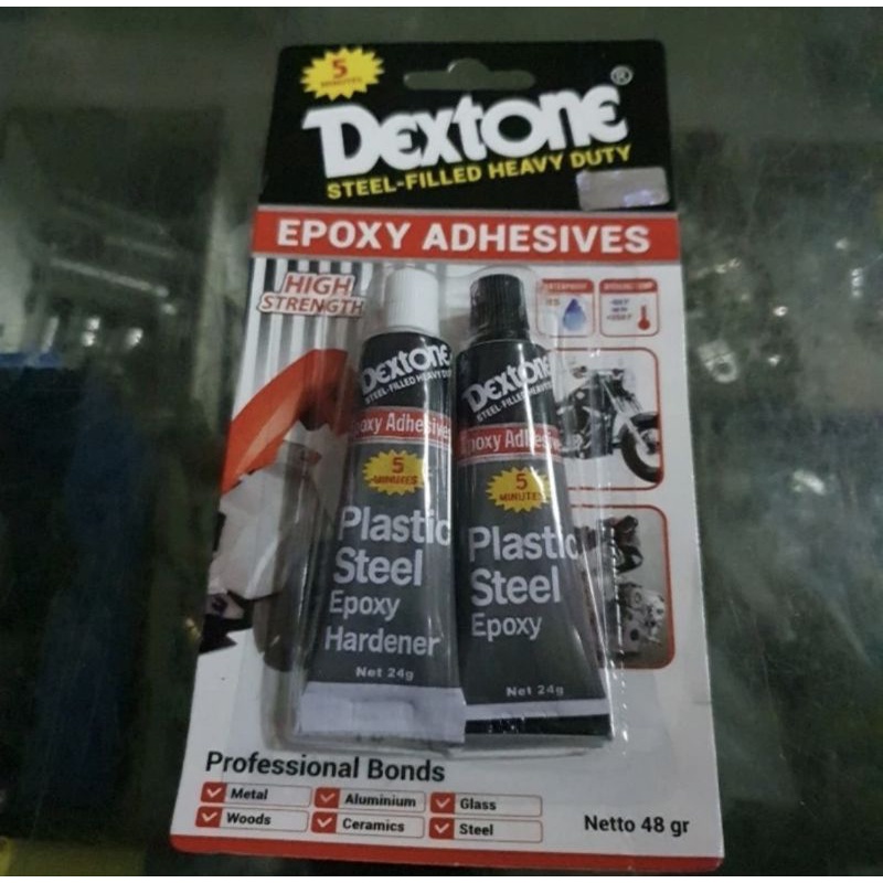 

lem epoxy adhesive dextone 5 menit