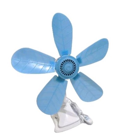 Kipas Mini /Mini Fan (Jepit/Duduk/Tempel) 4 &amp; 5 Baling 22/24/30W