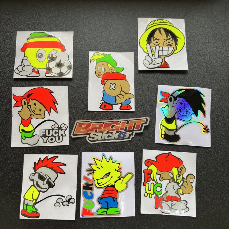 STICKER STIKER BAD BOY ONE PIECE CUTTING