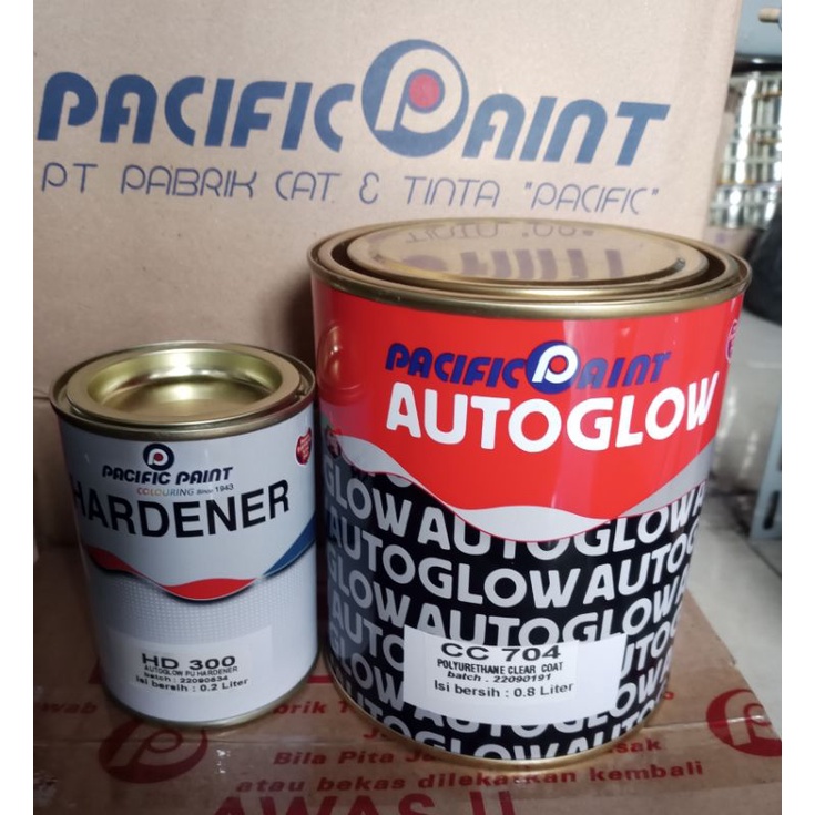 Clear Autoglow 704 1Liter Set/Clear Autoglow